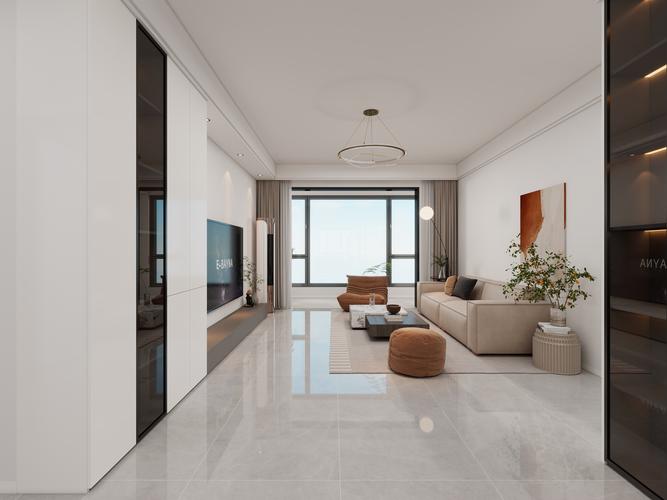 普通住宅客餐廳室內裝修設計理念與效果圖欣賞